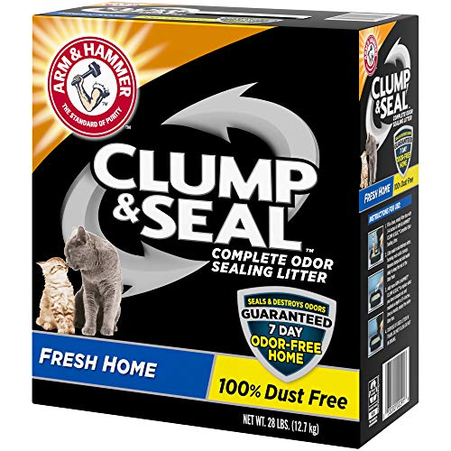 Arm & Hammer Clump & Seal Cat Litter, Fresh Home Scent 28lb