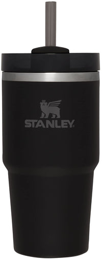Thumbnail for STANLEY Quencher H2.0 Tumbler with Straw 20 oz | Flowstate 3-Position Lid | Cup Holder Compatible for Travel | Insulated Stainless Steel Cup | BPA-Free | Black