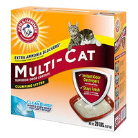 Thumbnail for Arm & Hammer MultiCat Clumping Litter, Scented 20lb Box