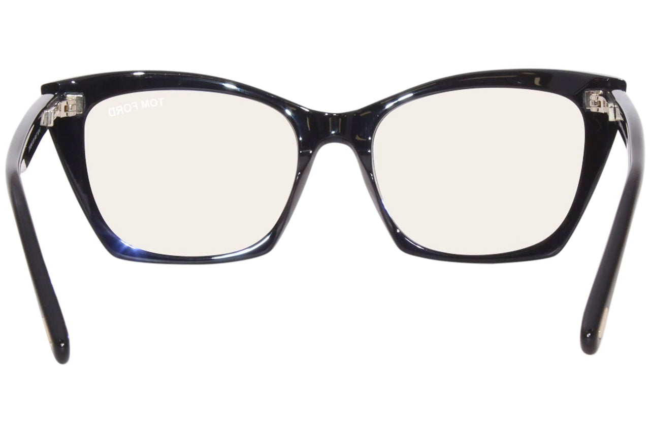 Tom Ford FT 5709-B BLUE BLOCK Shiny Black 54/17/140 women Eyewear Frame