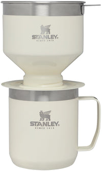 Thumbnail for STANLEY Perfect Brew Pour Over Set | 12 oz Camp Mug with Lid Included | Drip Coffee Maker with Reusable Filter | Insulated Stainless Steel | BPA-Free | Cream Gloss