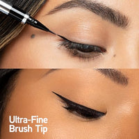 Thumbnail for Physicians Formula Eye Booster Super Slim Liquid Eyeliner, Waterproof Precision with a Lash-Boosting Complex, Natural Finish, & Sensitive Skin Approved, Cruelty-Free & Vegan -Ultra Black