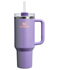 Thumbnail for Stanley Quencher H2.0 Tumbler with Handle and Straw 40 oz | Flowstate 3-Position Lid | Cup Holder Compatible for Travel | Insulated Stainless Steel Cup | BPA-Free | Periwinkle Shimmer