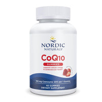 Thumbnail for Nordic Naturals CoQ10 Gummies, Strawberry - 60 Gummies - 100 mg Coenzyme Q10 (CoQ10) - Great Taste - Heart Health, Cellular Energy Production, Antioxidant Support - Non-GMO, Vegan - 60 Servings