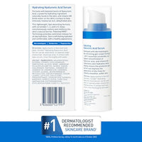 Thumbnail for Cerave Hyaluronic Acid Serum for Face with Vitamin B5 and Ceramides, Hydrating Face Serum for Dry Skin, Fragrance Free, 1 Ounce