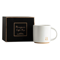 Thumbnail for COLLECTIVE HOME - Monogram Ceramic Mugs, 15 oz Golden Initial Coffee Cups, Elegant Alphabet Tea Mugs, Elegant Personalized Mug with Gift Box, Luxurious Cups for Office and Home (a)