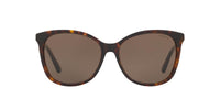 Thumbnail for Coach HC8271U Universal Fit Sunglasses, Dark Tortoise/Dark Brown, 57 mm