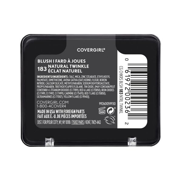 COVERGIRL - Cheekers Blush, Soft, blendable, lightweight formula, easy & natural look, 100% Cruelty-Free