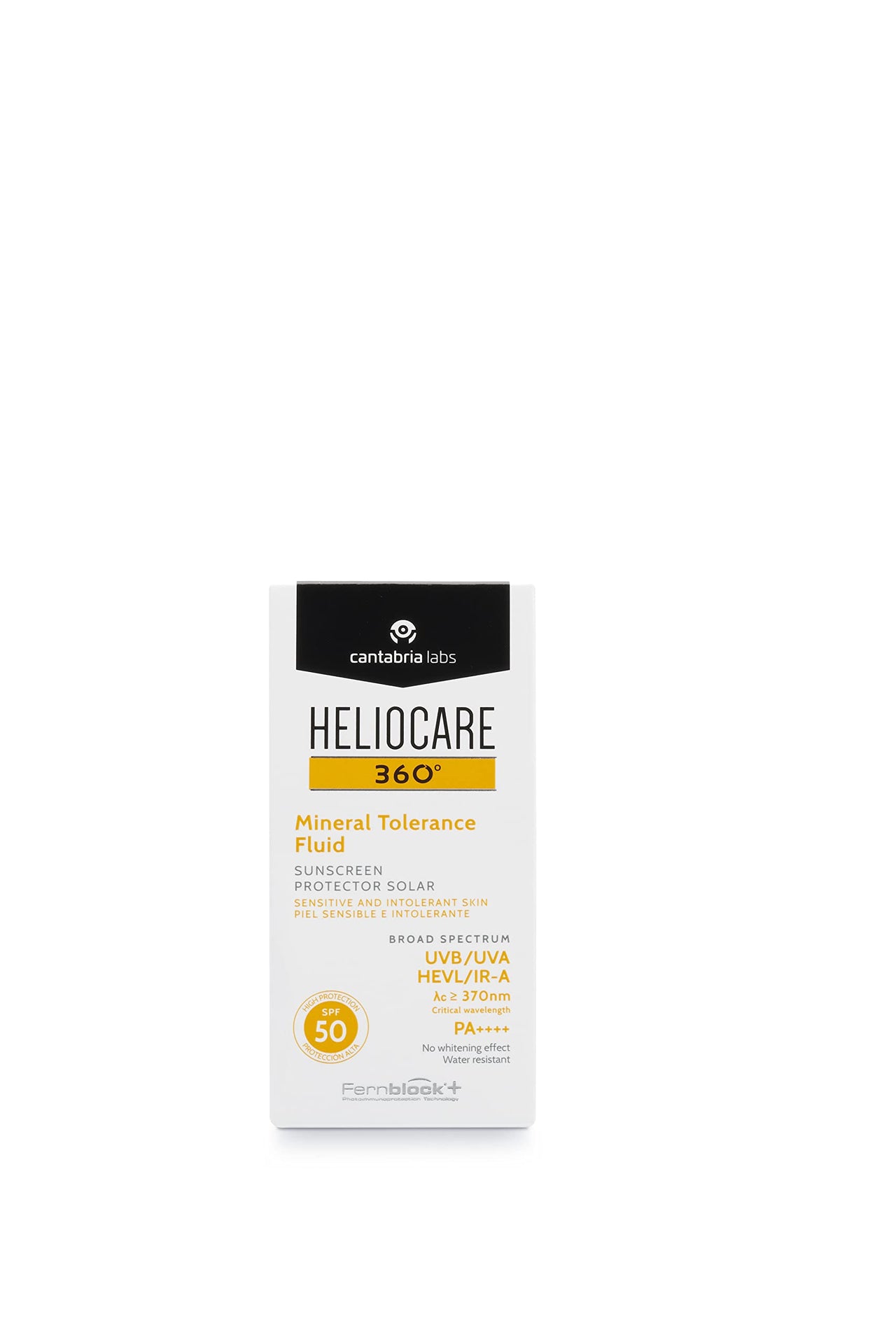 Heliocare 360 Mineral Tolerance Fluid SPF 50+ 50g, Cream