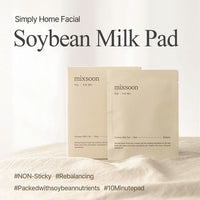 Thumbnail for mixsoon Soybean Milk Pad 10ea Milky Texture Sheet Pad for Sensitive Skin Nourishing Moisturizer Korean Glass Skin Care