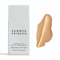 Thumbnail for Summer Fridays Sheer Skin Tint - Skin Tint with Hyaluronic Acid - Helps Diminish Uneven Skin Tone - Sheer to Light Coverage - Shade 4 - Light-Medium with Neutral Olive Undertones (1 Fl Oz)