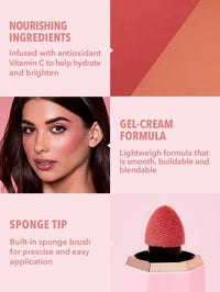 Thumbnail for SHEGLAM Color Bloom Liquid Blush Makeup for Cheeks Matte Finish - Love Cake