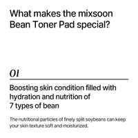 Thumbnail for mixsoon Bean Toner Pad,Moisturizing, Elasticity,Exfoliation, Bean Extracts, Cotton Pad (180ml/6.08fl.oz/70 Sheets)