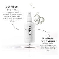 Thumbnail for Hair Thickening Spray by Forte Series | Men's Hair Volume Spray | Hair Volumizer with Biotin Peptide Complex | Pre-Styler Hair Thickener, Volumizer, and Spray Texture Pump, (4 oz)