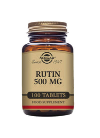Thumbnail for Solgar Rutin 500 mg, 100 Tablets - Antioxidant - Natural Bioflavonoid - Vegan, Gluten Free, Dairy Free, Kosher - 100 Servings