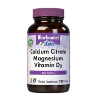 Thumbnail for Bluebonnet Nutrition Calcium Citrate Magnesium Plus Vitamin D3 Caplets, Bone Health & Muscle Relaxation, Non GMO, Gluten, Soy & Milk Free, Kosher, White, Unflavored, 180 Count