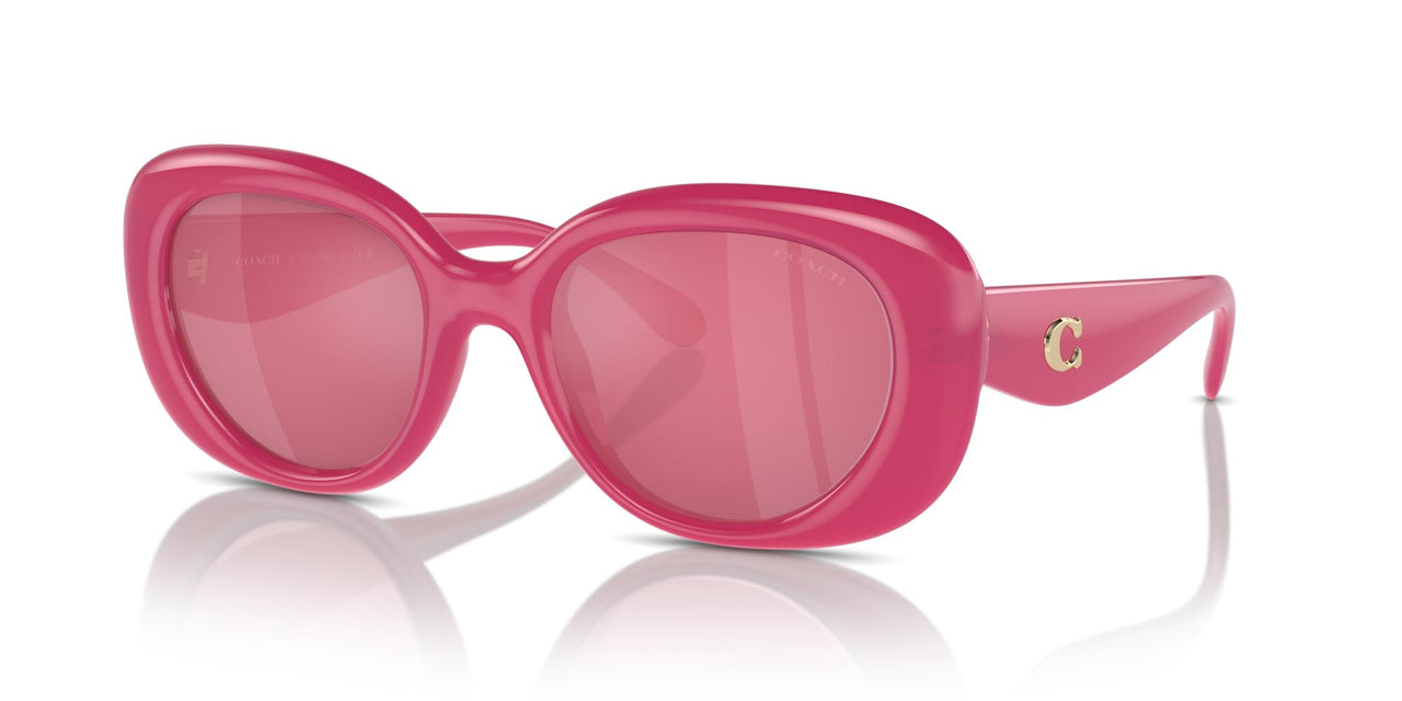 COACH Sunglasses HC 8391 U 58069L Cr609 Milky Magenta Pink Flash