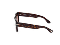 Thumbnail for Tom Ford FAUSTO FT 0711 Dark Havana/Light Brown Shaded 53/20/145 unisex Sunglasses