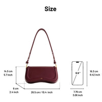 Thumbnail for JW PEI Women's Joy Shoulder Bag (Deep Claret, Small)