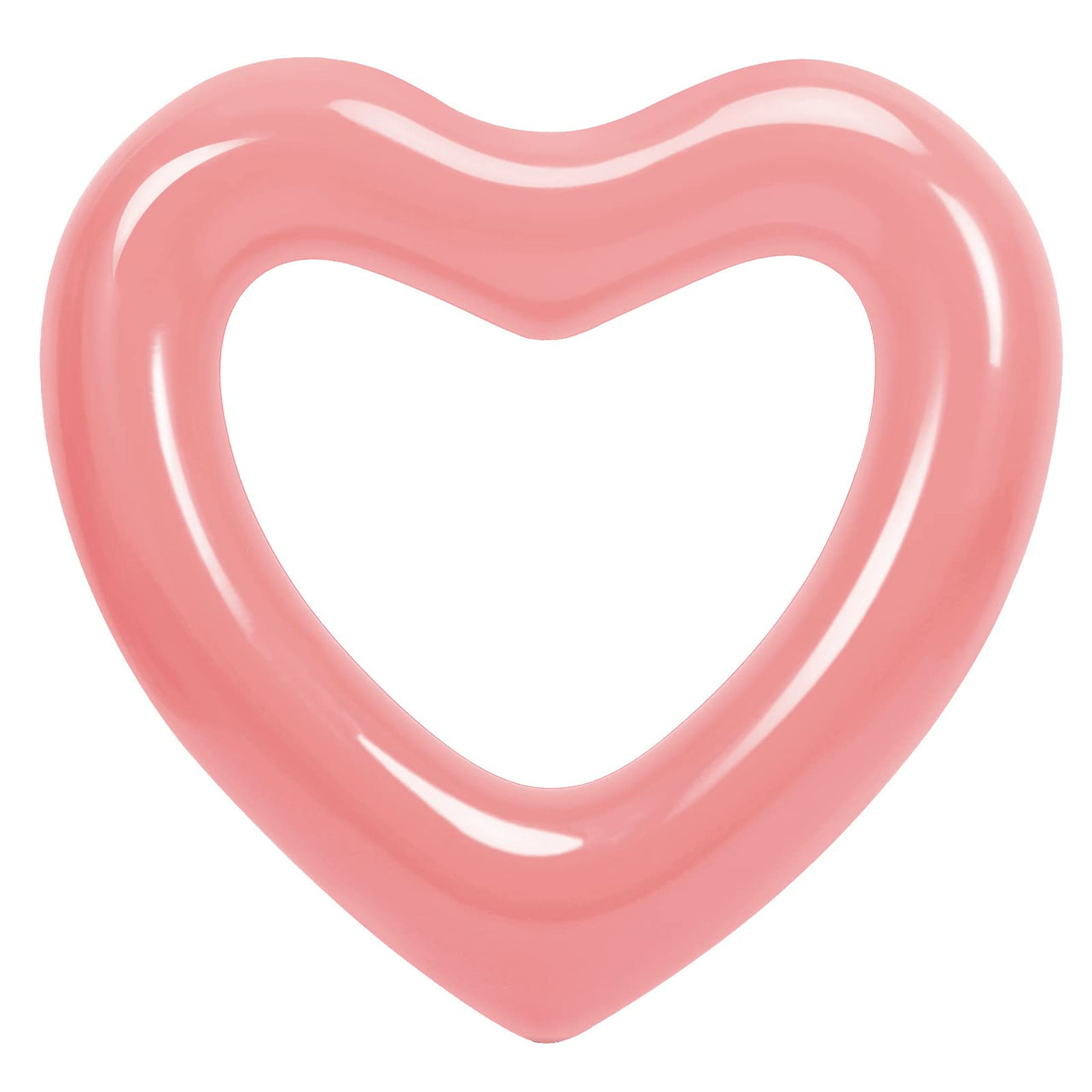 HeySplash Pool Floats, Adult Size Heart Inflatable Pool Floatie for Bachelorette Party, Swim Tube Rings, River Lake Beach Floaty, Wedding Bride Valentine Decor, Fun Toy Raft Lounge, Rose Gold