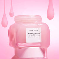 Thumbnail for Glow Recipe Travel Size Watermelon Glow AHA Night Treatment - Overnight Resurfacing Mask with AHA Complex, Hyaluronic Acid, Niacinamide & Watermelon Enzymes for Smooth, Glowing, Even-Toned Skin (25ml)