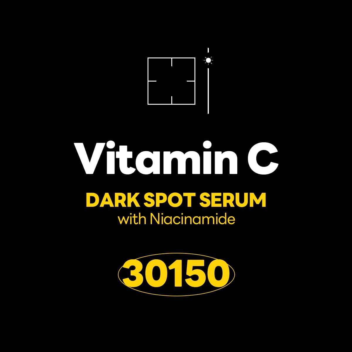 MEDIHEAL Vitamin C Brightening Serum (1.35 fl oz, 1 Pack) - Tone-Texture-Glow Care, Manage Skin with Vitamin C, Niacinamide, Hyaluronic Acid