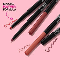 Thumbnail for wet n wild Perfect Pout Matte Retractable Gel Lip Liner Pencil, Rich Creamy Long Lasting Color, Well-Defined and Flawless Application, Vegan & Cruelty-Free - Purple Lay Down the Mauves (Pack of 2)