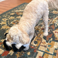Thumbnail for SPOT Baa Baa Black Sheep Plush Dog Toy - Cute and Cuddly Fleece Toy with Squeaker for Medium to Large Dogs and Puppies, 13in Black and White Lamb