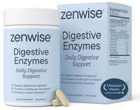 Thumbnail for Zenwise Health Digestive Enzymes with Bromelain & Papaya - Multi Enzymes Digestion Supplement with Probiotics & Prebiotics for Gut Health, Gas & Bloating Relief - Men & Women - 100 Vegetarian Capsules
