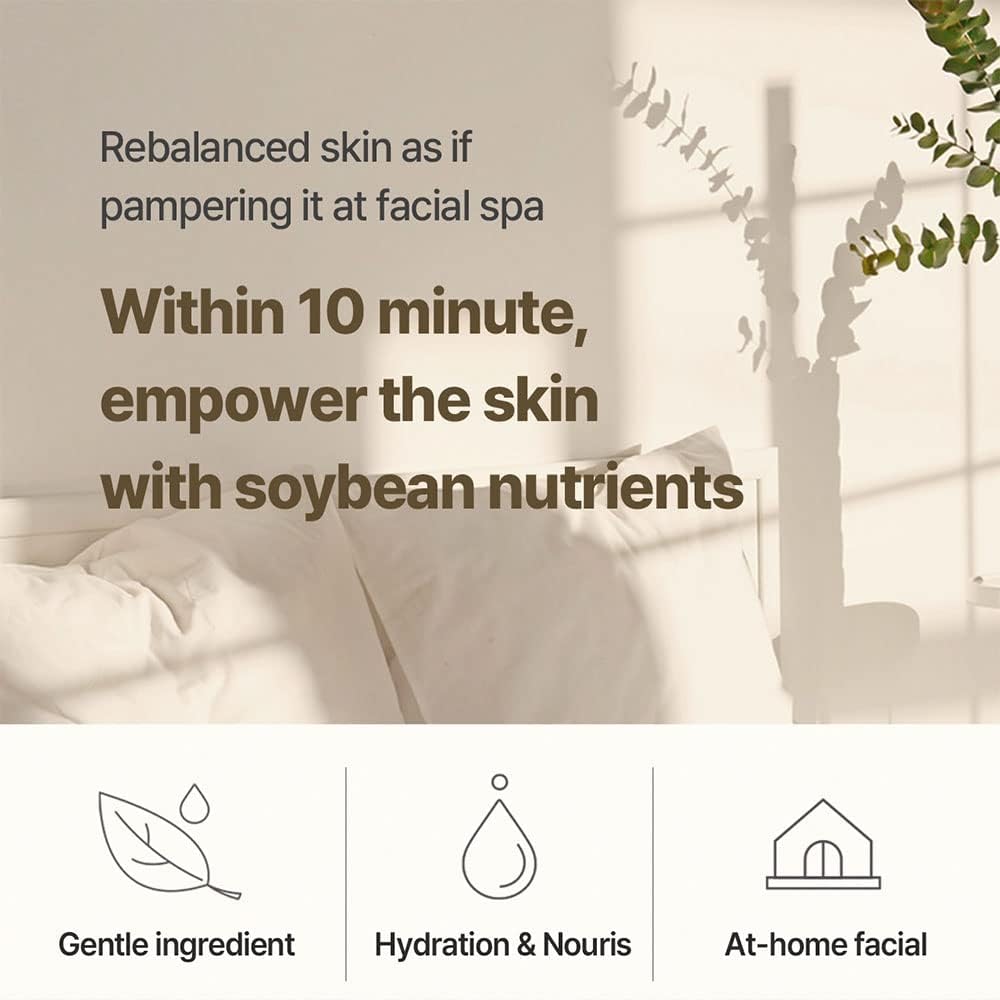 mixsoon Soybean Milk Pad 10ea Milky Texture Sheet Pad for Sensitive Skin Nourishing Moisturizer Korean Glass Skin Care