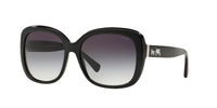 Thumbnail for Coach HC8158 Sunglasses, Black/Grey Gradient, 58 mm