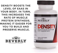 Thumbnail for Beverly International Density, 150 Tablets. Essential Amino Acids (EAAs). Boost Your Body's EAAs and Build Muscle Easier with Density. Complete and Balanced Formula. Unlock Your Vegan Potential