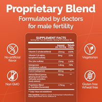 Thumbnail for CONCEIVE PLUS Motility Boost for Men - Sperm Count Booster with Vitamin D, Vitamin E, Zinc, Spermidine, Antioxidants - Sperm Count, Sperm Motility - Multivitamin Supplement for Men Sperm - 60 Caps