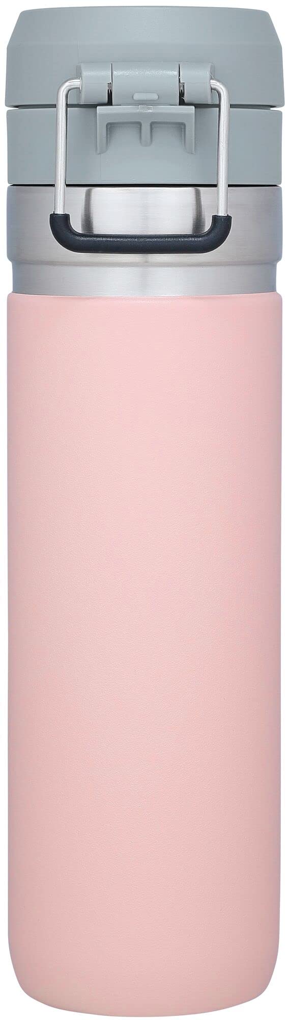 Stanley Quick Flip GO Water Bottle 24 oz | Push Button Lid | Leakproof and Packable for Travel and Sports | Insulated Stainless Steel | BPA-Free | Blush