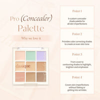 Thumbnail for Dasique Pro Concealer Palette (02 Medium Cover) | Color Corrector | Korean Makeup | Vegan