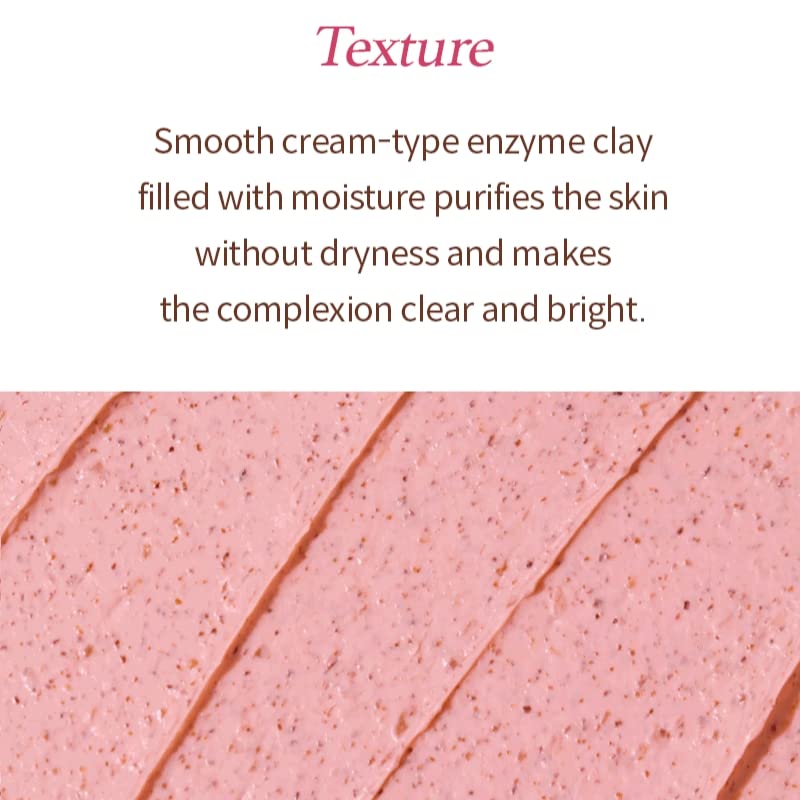 I’m From Beet Purifying Mask, Deep moisturizing wash-off clay mask,1.5% red beet enzyme, clean the pores and control sebum, soothing effect for dry, dull, sensitive skin - 3.88oz (110g)