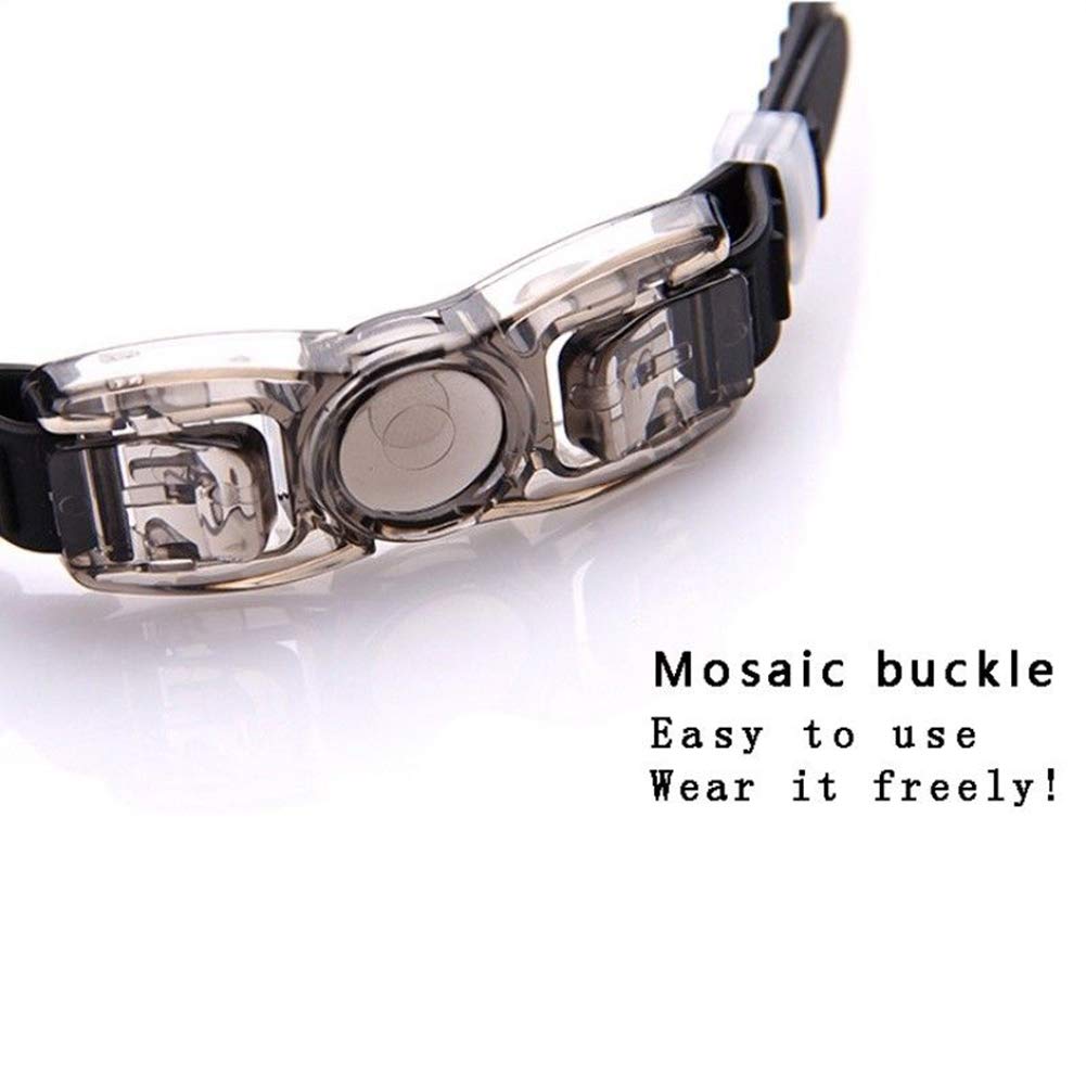 Aokelily Swim Goggles and Cap Set 4 in 1, UV 400 Protection Lenses Clear Anti-Fog Swimming Goggles Waterproof No Leaking with Nose Clip + Ear Plugs for Adult Men Women Kids (Black)