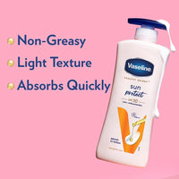 Thumbnail for Vaseline Healthy Bright Sun Protection Body Lotion SPF 30 400 ml, Daily Moisturizer for Dry Skin, Gives Non-Greasy Glowing Skin - For Men & Women