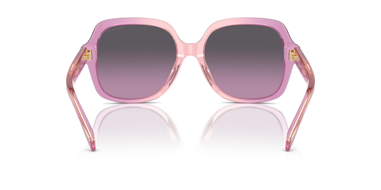 COACH Sunglasses HC 8395 F 581390 Cr962 Amethyst/Pink Gradient