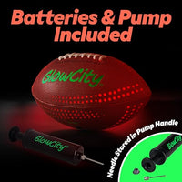Thumbnail for GlowCity Glow in The Dark Football - Size 6 Light Up PU Ball for Teen Boys & Adults - Cool Sports Gift for Night Outdoor Games - Birthday Gifts Ideas for Teen Boys Teenager Ages 12 13 14 15 16 17 18