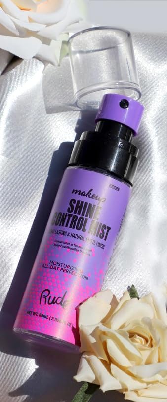 Shine Control Lasting Makeup Mist by Rude Cosmetics for Women - 2 oz Mist