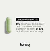 Thumbnail for Toniiq Ultra High Purity Quercetin Capsules - 95%+ Highly Purified and Bioavailable - 1000mg Per Serving - 120 Capsules Quercetin Supplement