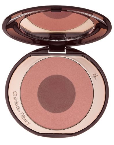 CHARLOTTE TILBURY Cheek to Chic Swish & Glow Blusher in Sex on Fire - Powder - Luminous Finish - Pink - Compact Palette