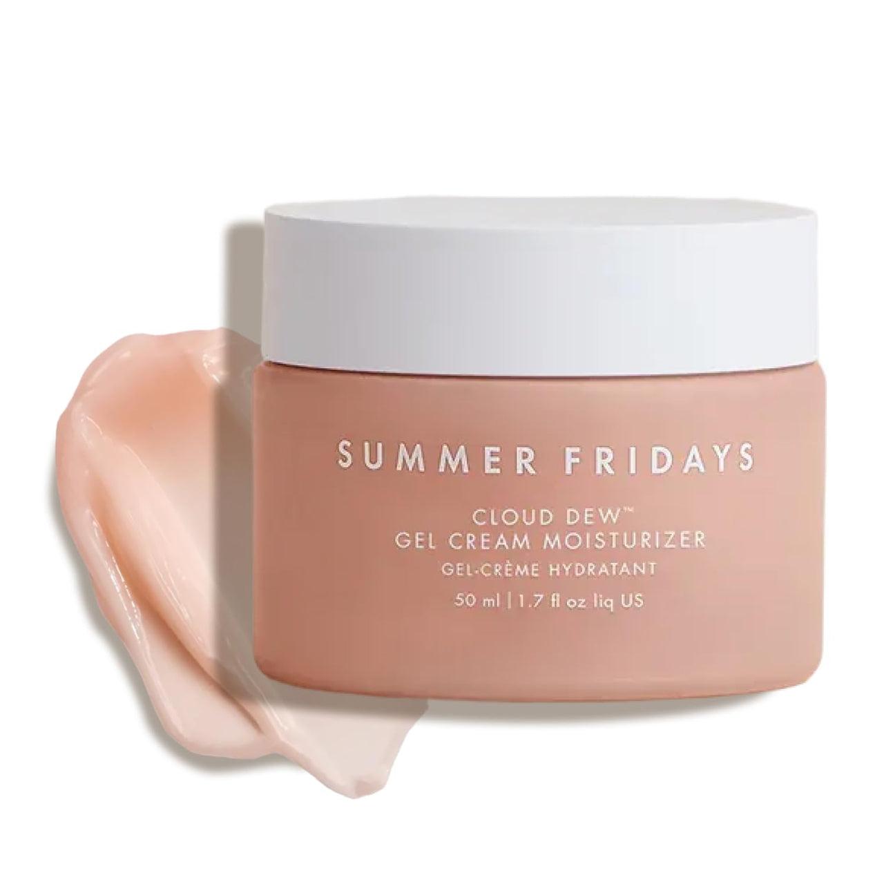 Summer Fridays Cloud Dew Gel Cream Moisturizer - Lightweight Face Moisturizer with Hyaluronic Acid + Ceramides for Skin Plumping Hydration and Glowing Skin (1.7 Fl Oz)