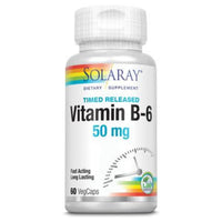 Thumbnail for SOLARAY B-6 TSTR Supplement, 50mg | 60 Count