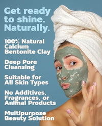 Thumbnail for Aztec Secret– Indian Healing Clay 1 lb – Deep Pore Cleansing Facial & Body Mask – The Original 100% Natural Calcium Bentonite Clay – New Version 2