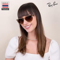 Thumbnail for Ray-Ban RB4171 ERIKA CLASSIC Phantos Shaped Non-Polarized Sunglasses for Women – Includes Official RAYBAN Eyewear Kit – Ideal Formal & Casual Wear Sunglasses – Brown Lens