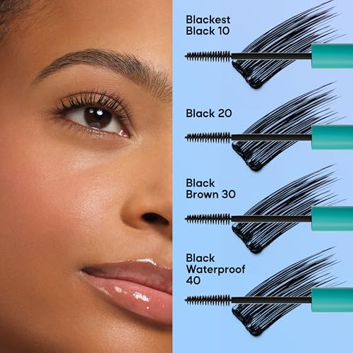 Almay Lengthening Mascara, Volume & Lift, Eye Makeup, Hypoallergenic and Fragrance Free (Packaging May Vary), 020 Black Brown, 0.24 fl oz