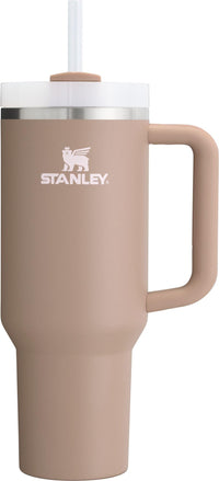 Thumbnail for Stanley Quencher H2.0 Tumbler with Handle and Straw 40 oz | Flowstate 3-Position Lid | Cup Holder Compatible for Travel | Insulated Stainless Steel Cup | BPA-Free | Almond Rose