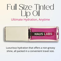Thumbnail for Haus Labs By Lady Gaga PHD Hybrid Lip Oil Full Size - Tint, Sheer Pink